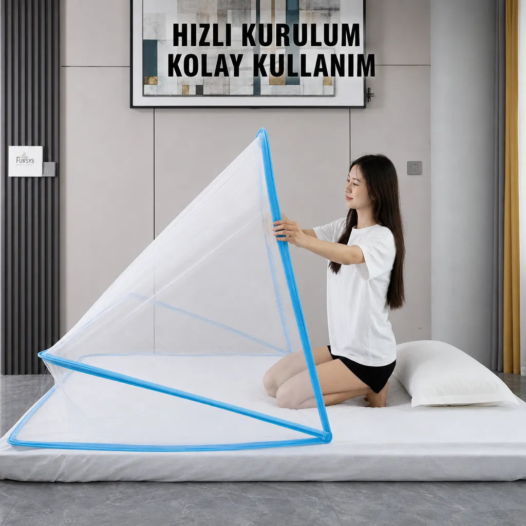 TemizUyku™ Katlanabilir Sinek Cibinliği